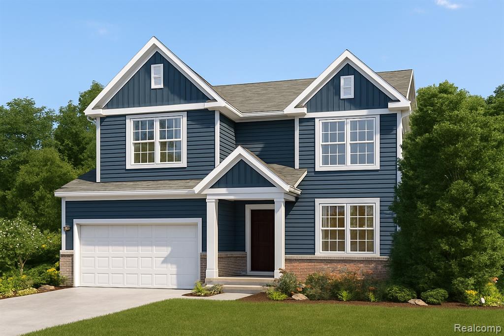 59575 Schuss Gully Drive, New Hudson, MI 48165 — front exterior