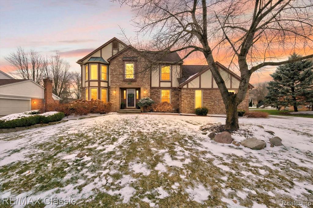 9377 Pineview Drive, Plymouth, MI 48170 — front exterior