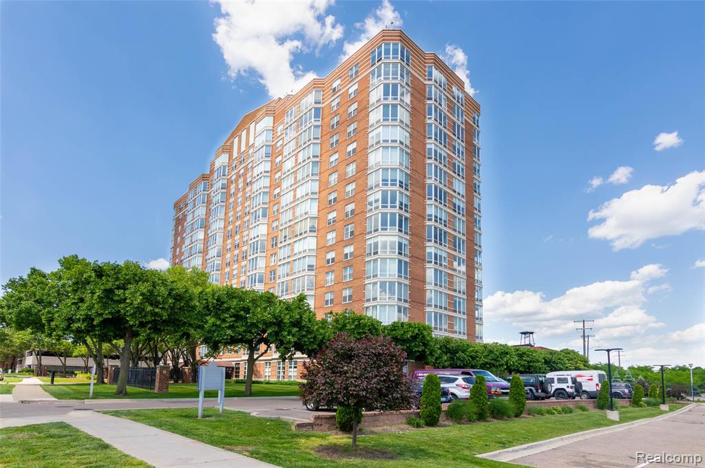 250 E HARBORTOWN DRIVE #1409, Detroit, MI 48207 — front exterior