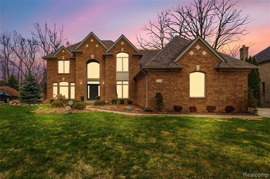 54126 Scarboro Way, Shelby Twp, MI 48316 — front exterior