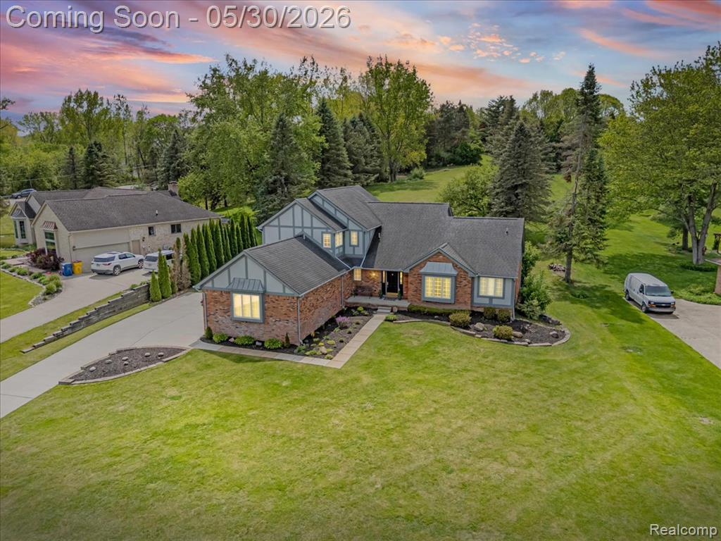 69075 Brookhill Drive, Romeo, MI 48065 — front exterior
