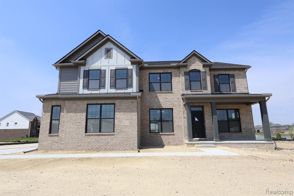 61717 Hevel Lane, Washington, MI — front exterior
