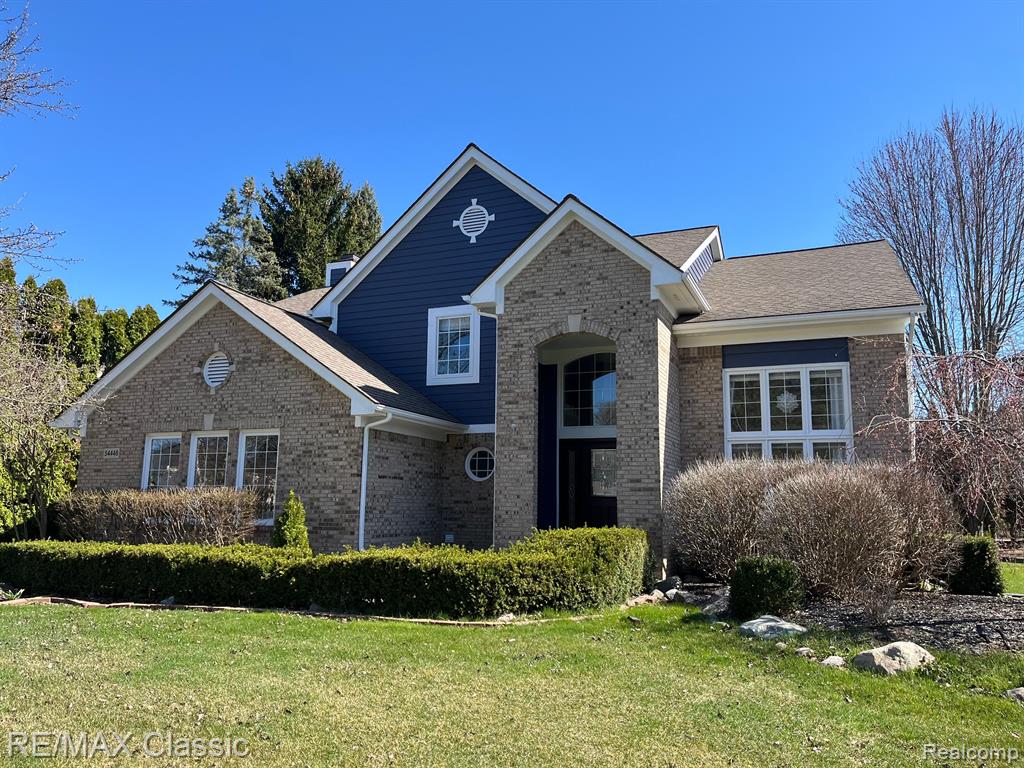 54446 ROYAL TROON Drive, South Lyon, MI 48178 — front exterior