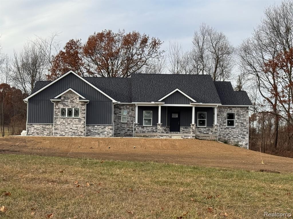 2268 Equestrian Trail Drive, Metamora, MI 48455 — front exterior