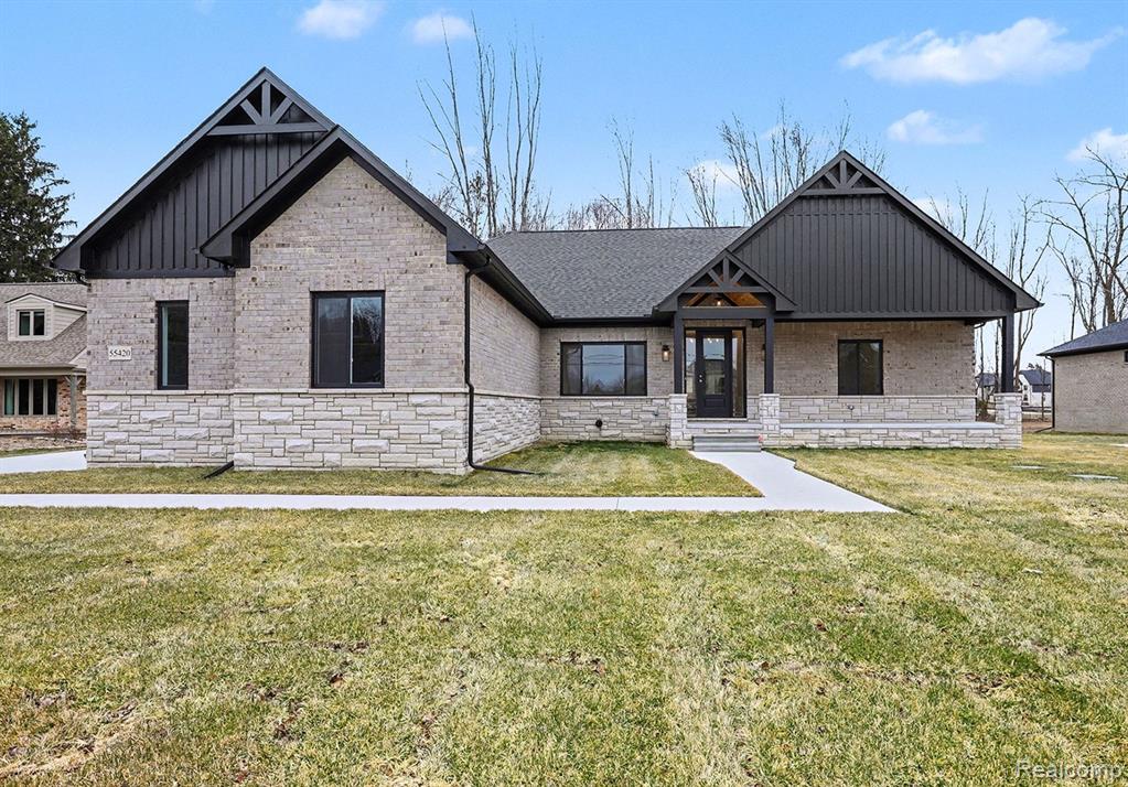 55420 Jewell Road, Shelby Twp, MI 48315 — front exterior