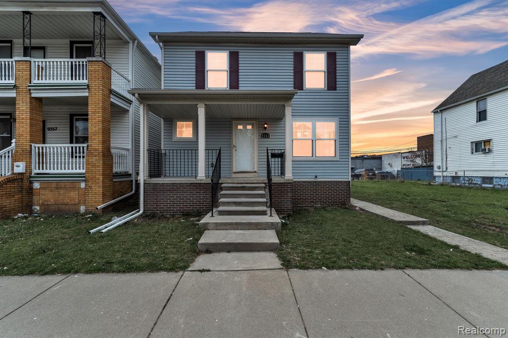 9363 MITCHELL Street, Hamtramck, MI 48212 — front exterior