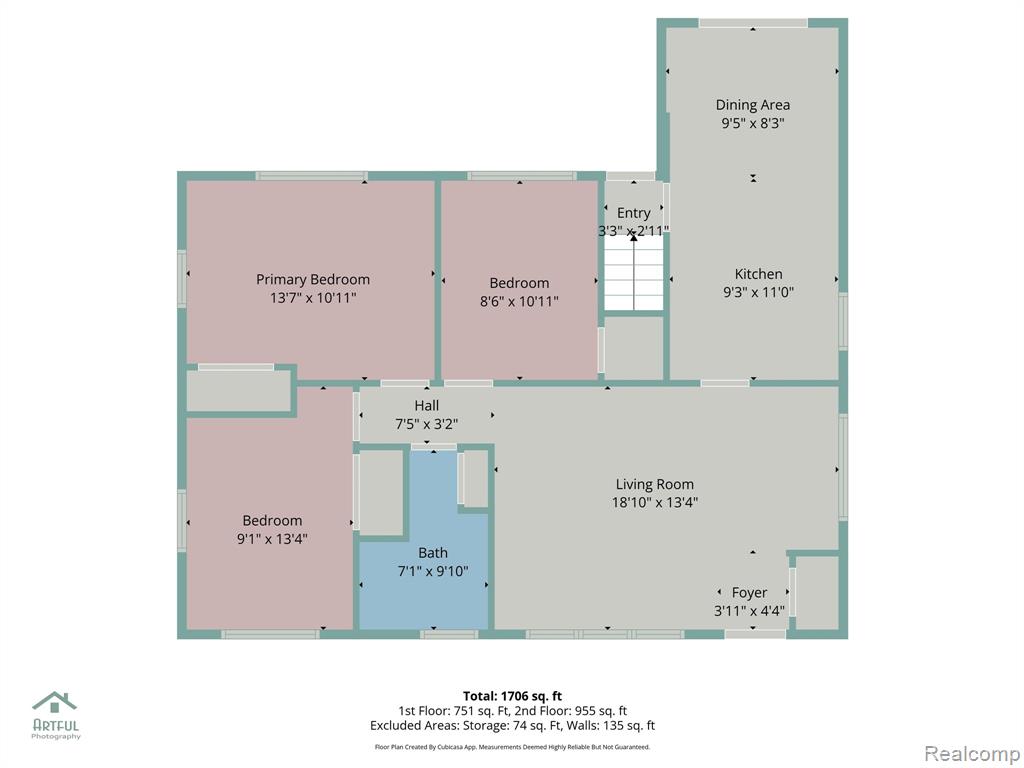 View of property floor plan