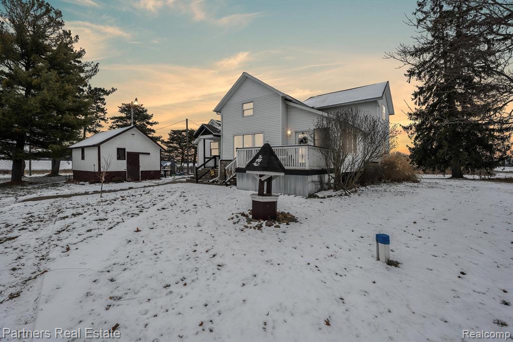 3349 E Howell Road, Webberville, MI 48892 — front exterior