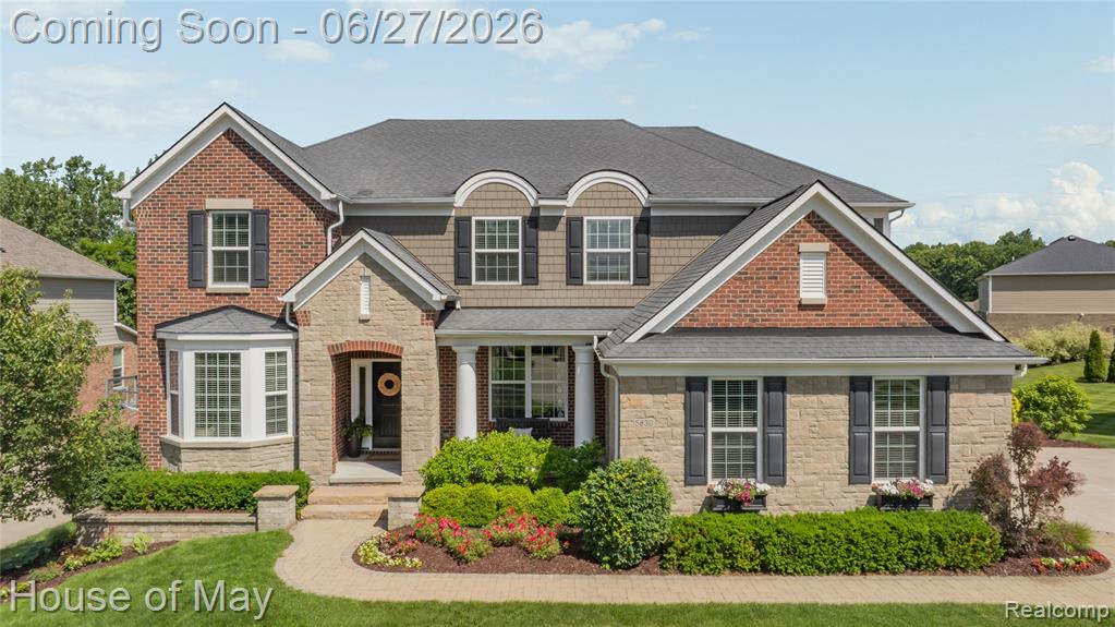 5830 Waycroft Court, Commerce Twp, MI 48382 — front exterior