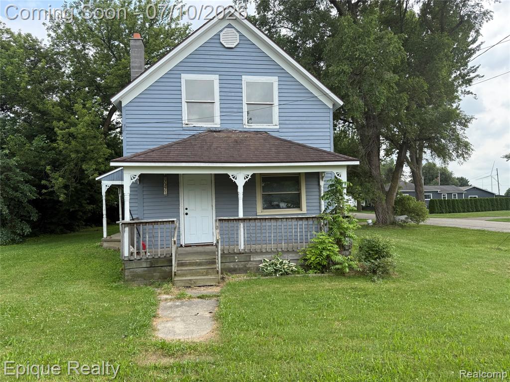 7371 Mill Street, MI 48754 — front exterior