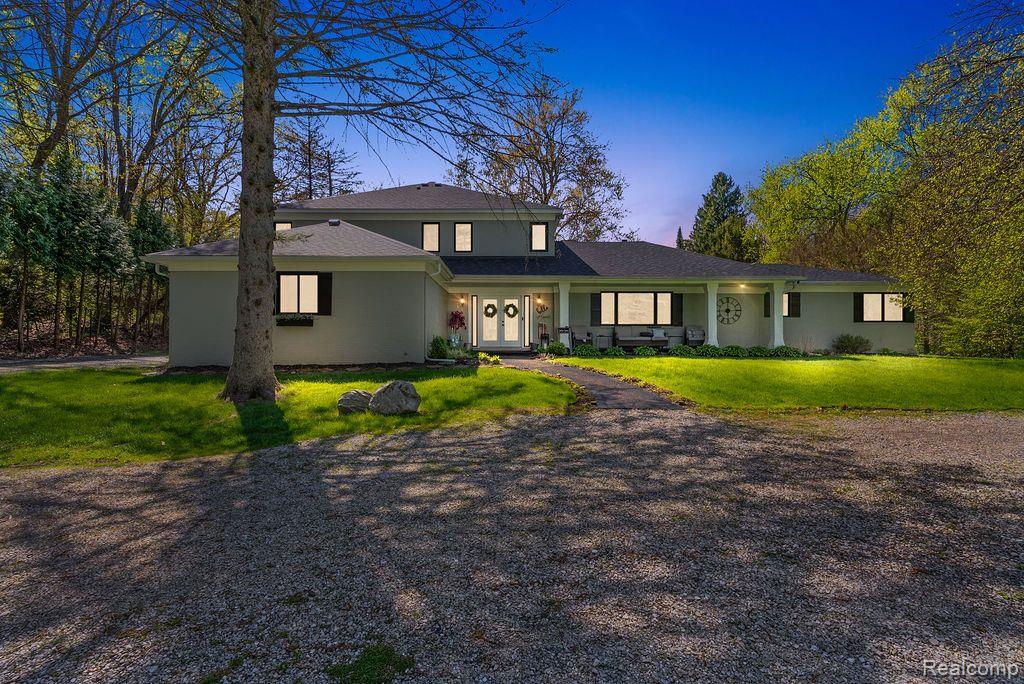 9855 ORTONVILLE Road, Clarkston, MI 48348 — front exterior