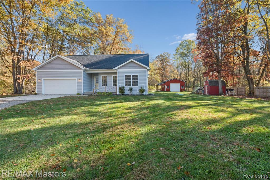 25845 Martinsville Road, New Boston, MI 48164 — front exterior