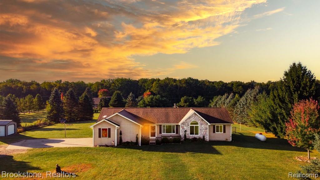 2168 Gravel Creek Road, North Branch, MI 48461 — front exterior