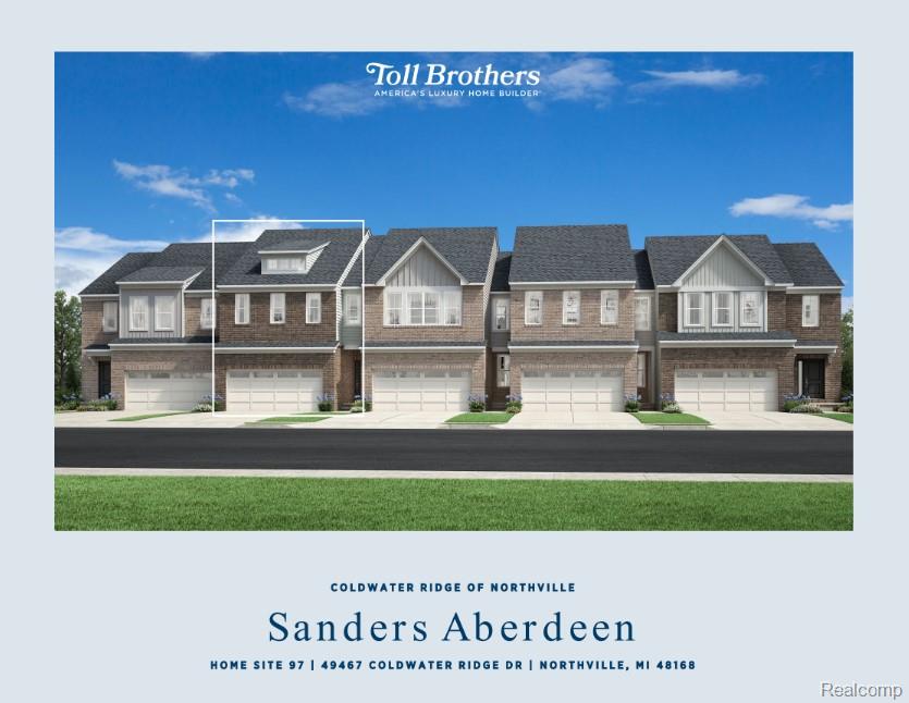 49463 Coldwater Ridge Drive, Northville, MI 48168 — front exterior