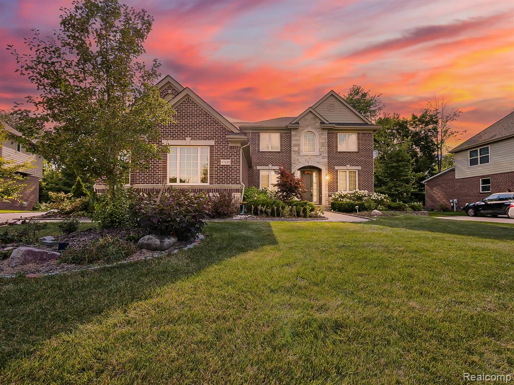 47639 Alpine Drive, Novi, MI — front exterior
