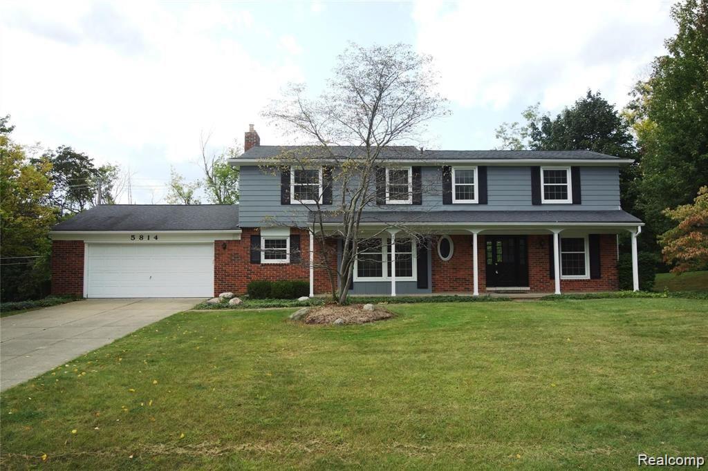 5814 RAVEN Road, Bloomfield Hills, MI — front exterior