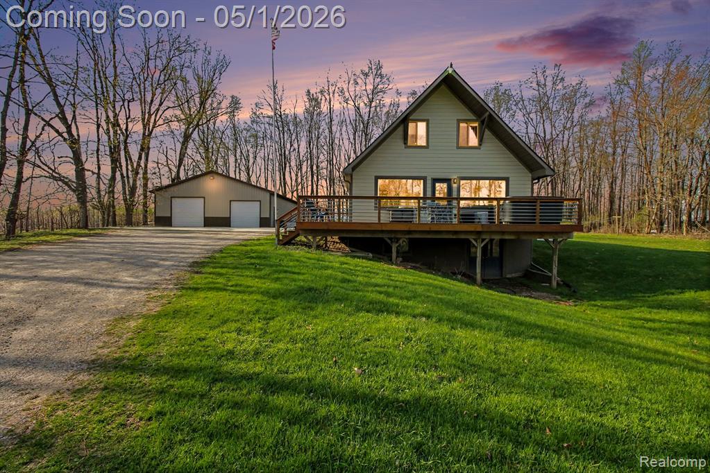6225 W Lovejoy Road, Byron, MI 48418 — front exterior