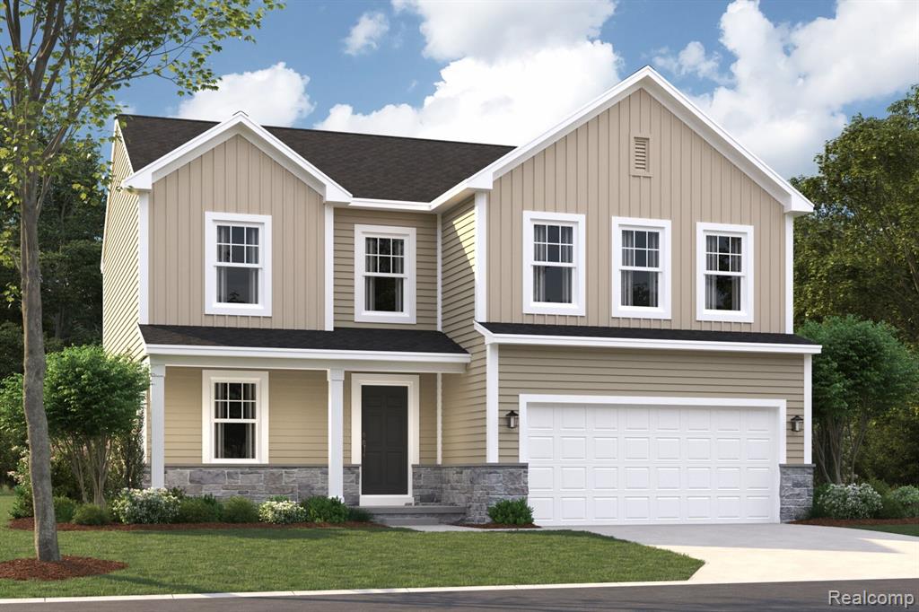 34497 Sandpiper Court, Chesterfield, MI 48047 — front exterior