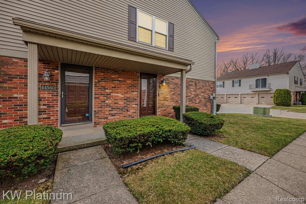 44566 N Bunker Hill Drive, 100, Clinton Twp, MI 48038 — front exterior