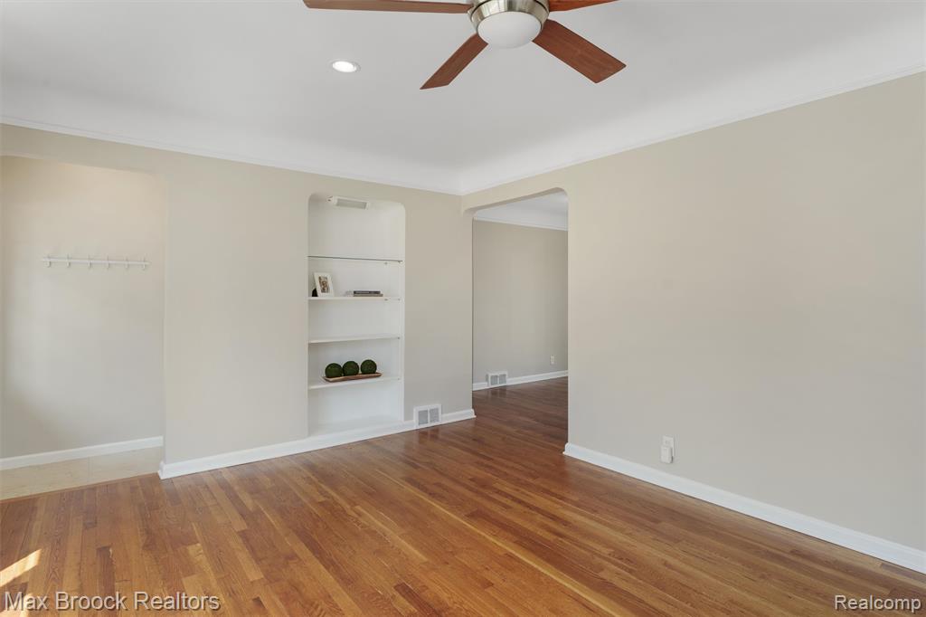 Leading into dining room