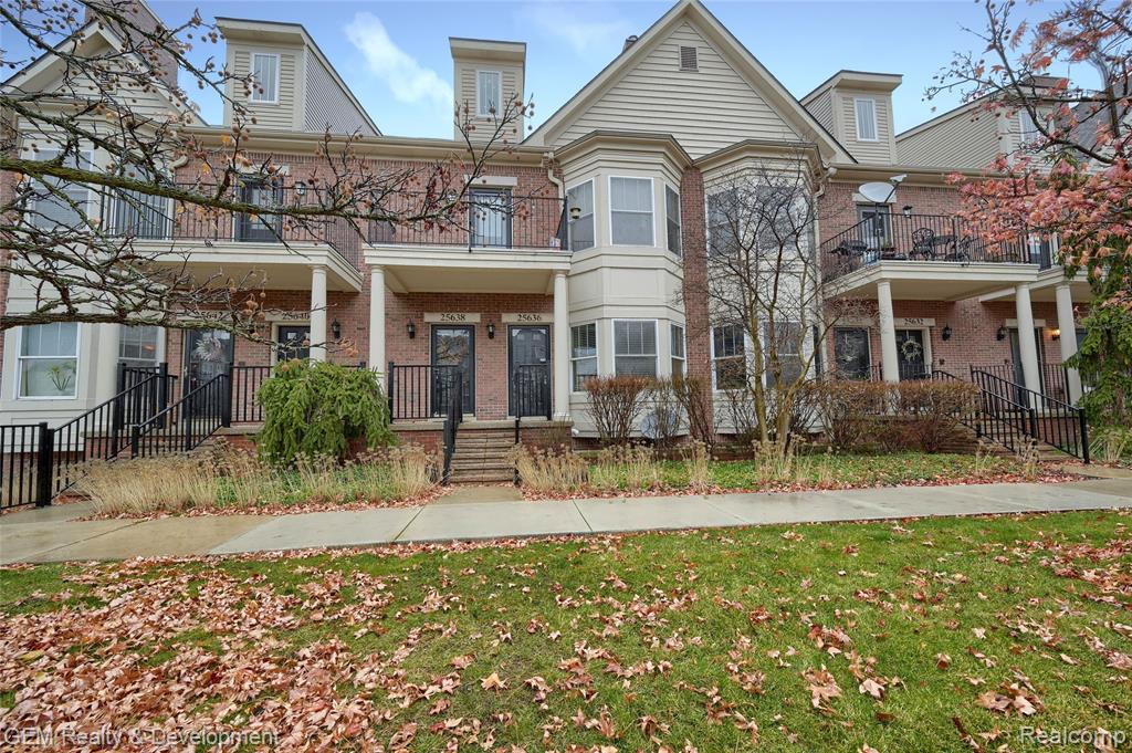 25636 PORTICO Lane, Novi, MI — front exterior