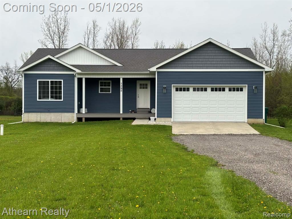 7395 Baldwin Road, Swartz Creek, MI 48473 — front exterior