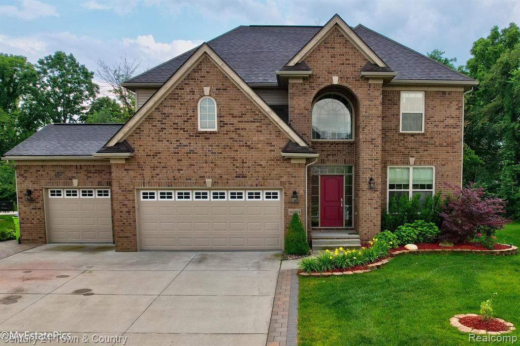 50784 SEVILLA Circle, Novi, MI — front exterior