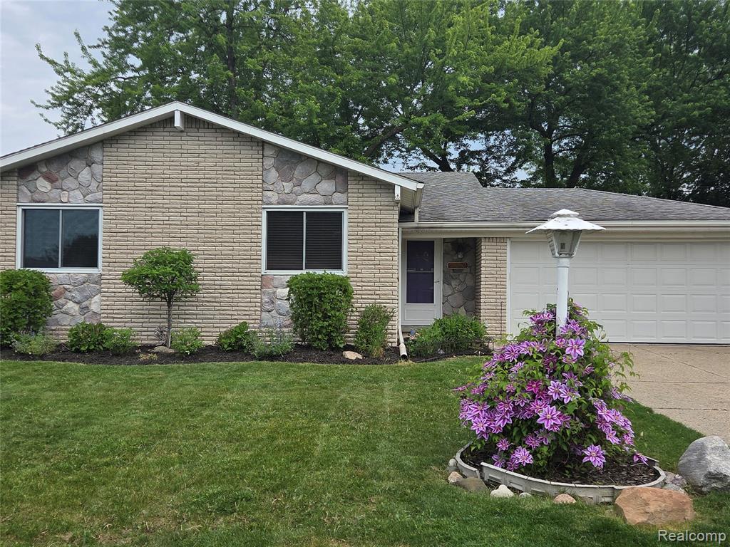 35252 Simon Drive, Clinton Twp, MI 48035 — front exterior
