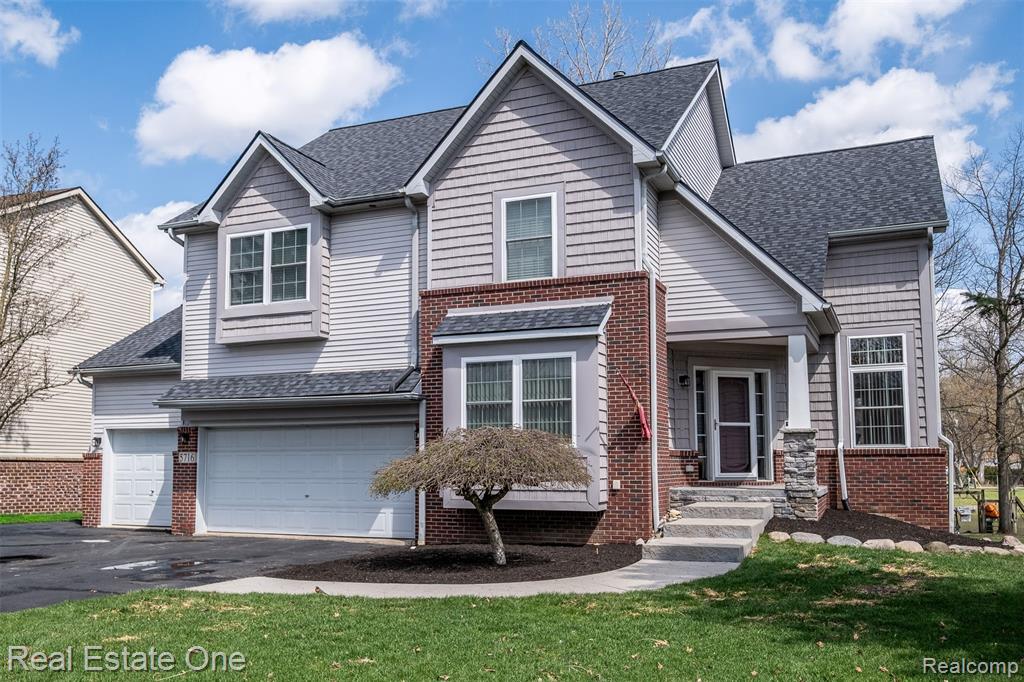 5716 Lancaster Lane, Commerce Twp, MI 48382 — front exterior