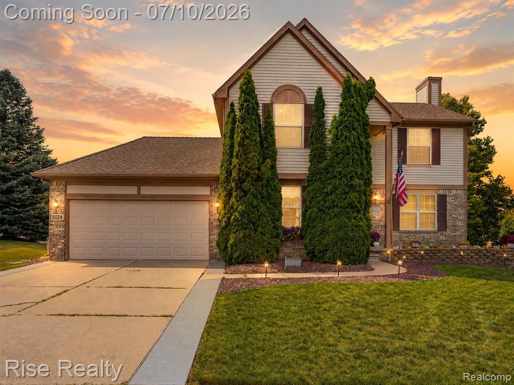 8324 Sherwood Drive, Grand Blanc, MI 48439 — front exterior