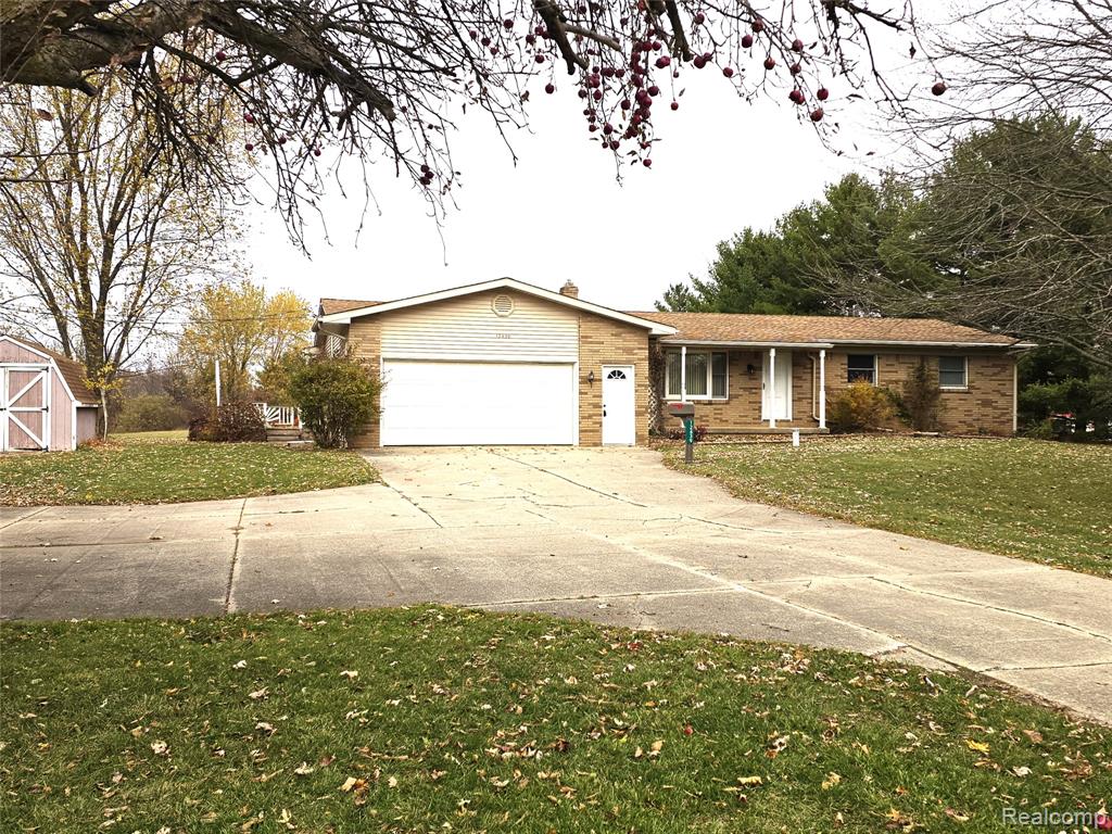 12439 Hill Road, Goodrich Vlg, MI — front exterior