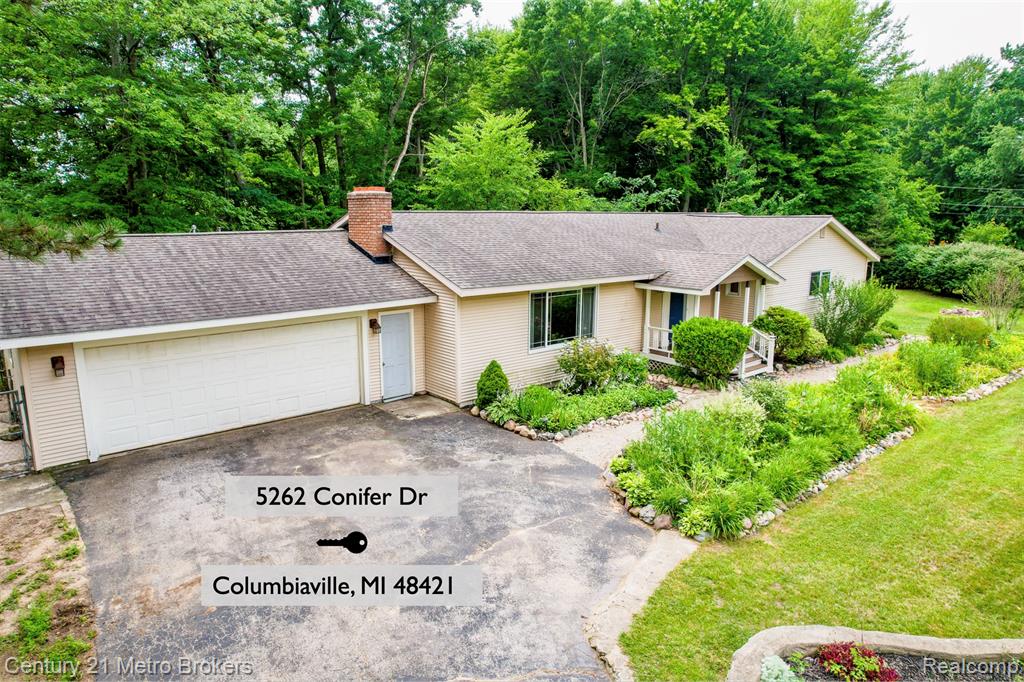 5262 Conifer Drive, Columbiaville, MI 48421 — front exterior