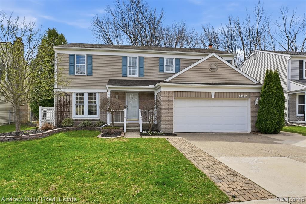 43157 Lancelot Drive, Canton, MI 48188 — front exterior