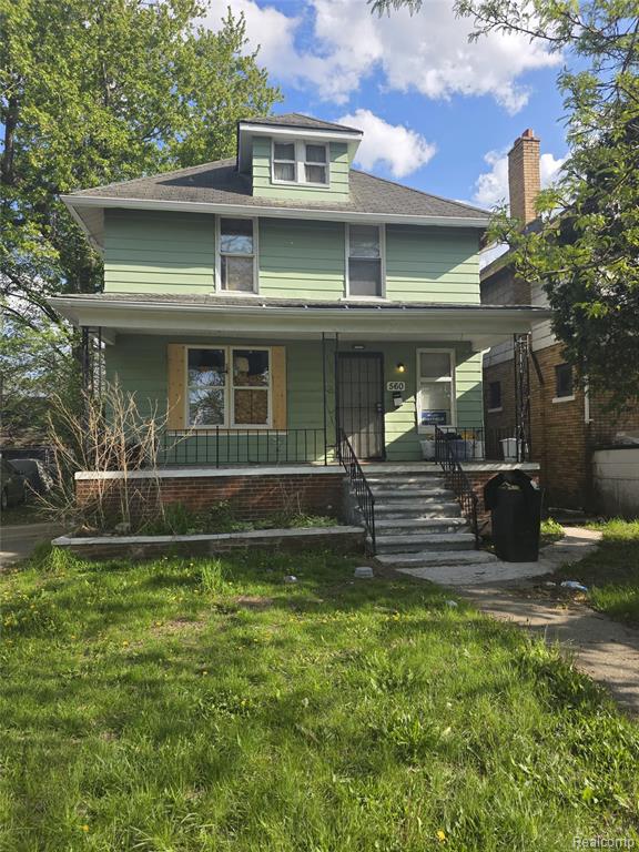 560 Woodland Street, Detroit, MI 48202 — front exterior