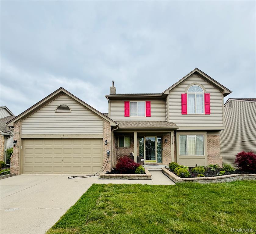 46758 Creeks Bend, Canton, MI 48188 — front exterior