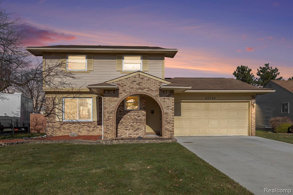 43726 Stuart Drive, Canton, MI 48187 — front exterior