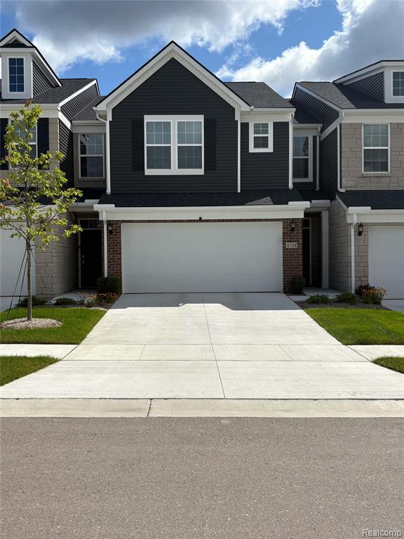 4157 Nottingham Circle, Clarkston, MI — front exterior
