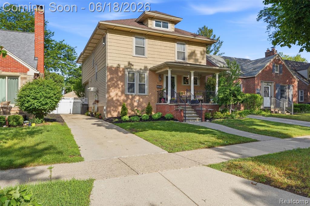 435 N Melborn Street, Dearborn, MI 48128 — front exterior