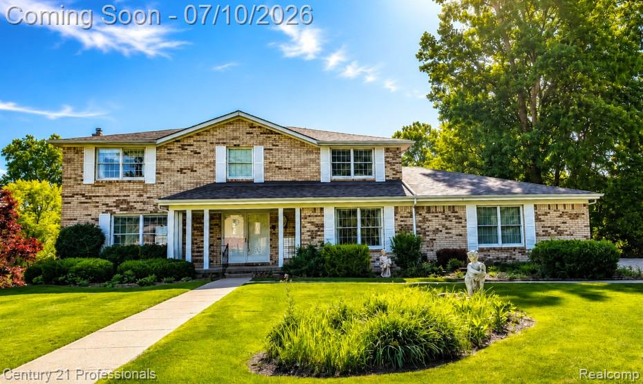 6075 Quaker Lane, Washington, MI — front exterior