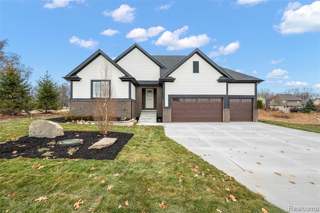 29697 Red Fox Lane, Chesterfield, MI 48047 — front exterior