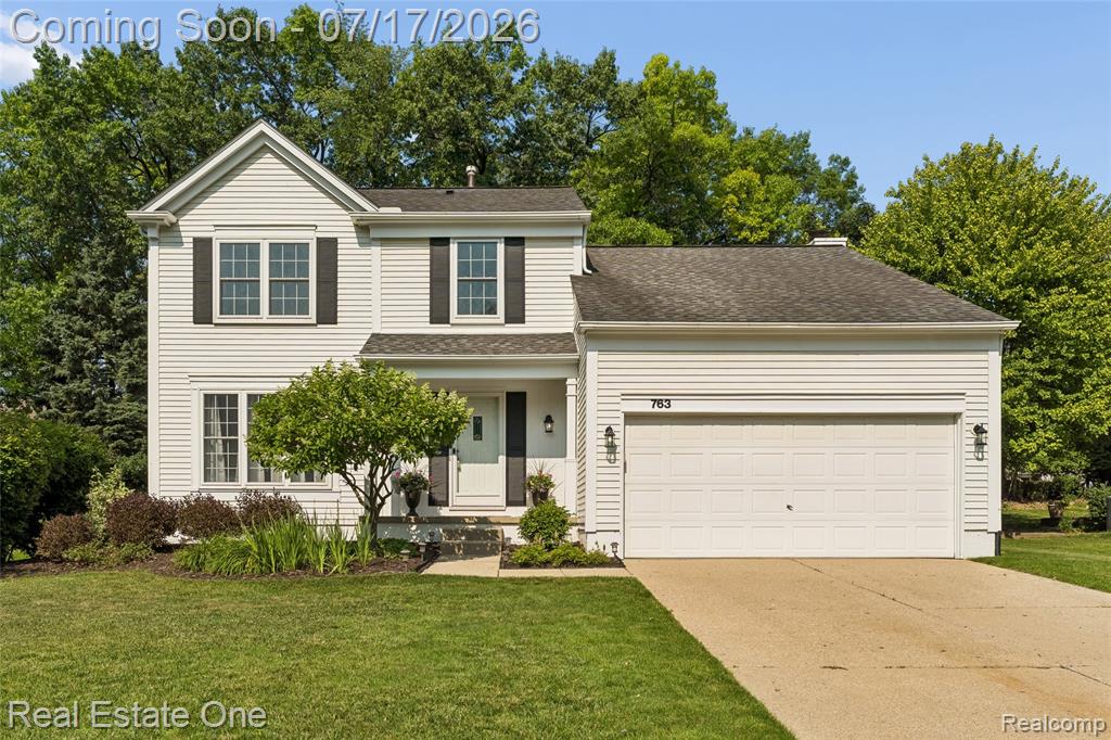 763 Whitney Drive, Rochester Hills, MI 48307 — front exterior