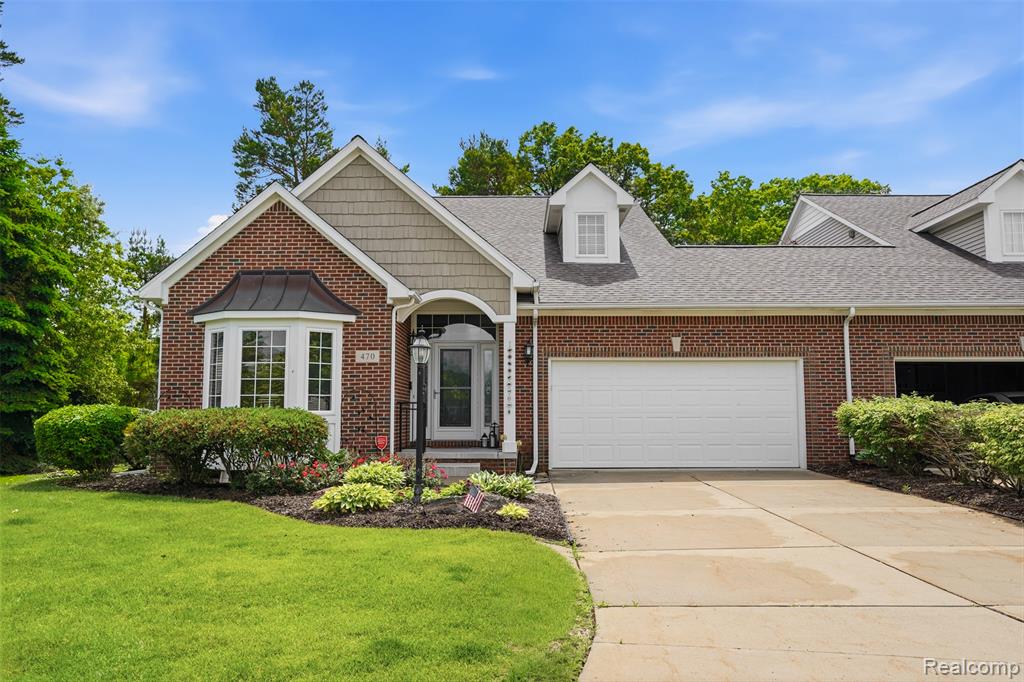 470 Delmar Court, Highland, MI — front exterior