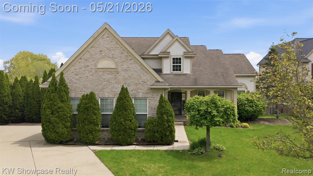 2143 Warbler Court, Commerce Twp, MI 48382 — front exterior