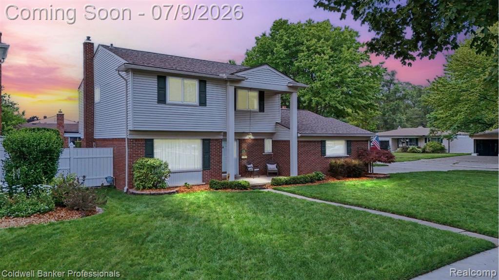 8731 Paulina Drive, Sterling Heights, MI 48312 — front exterior