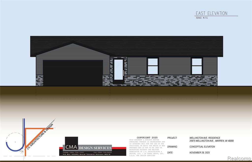 20975 Wellington Avenue, Warren, MI 48089 — front exterior