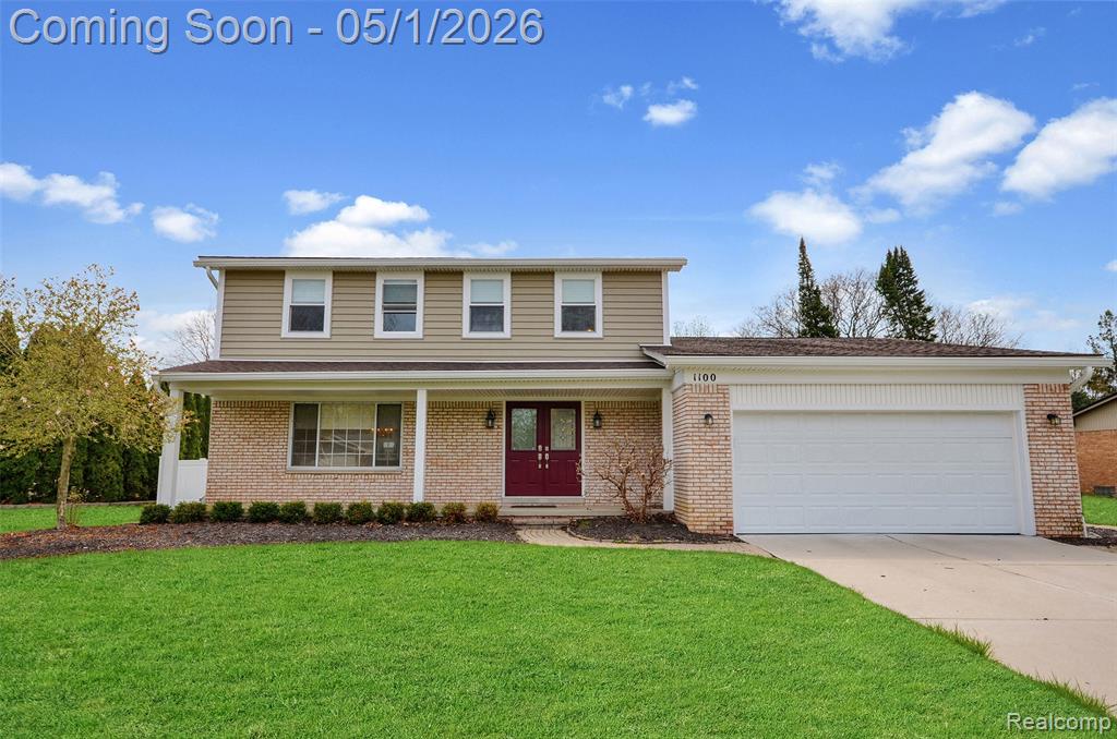 1100 Shallowdale Drive, Troy, MI 48085 — front exterior