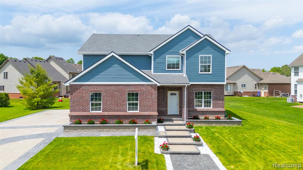 23594 Crescent Ridge Drive, New Boston, MI 48164 — front exterior