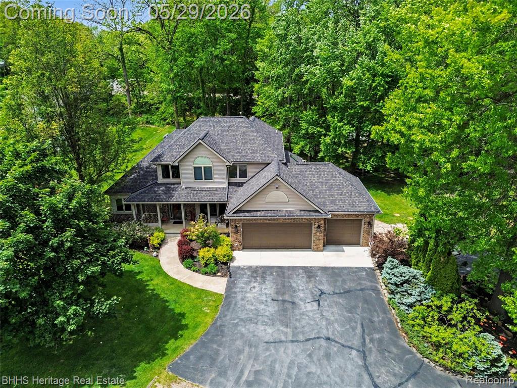 7314 Harrington Drive, Brighton, MI 48116 — front exterior