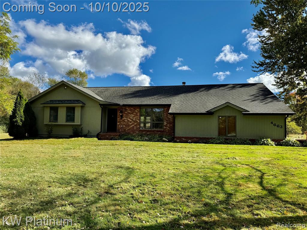 4663 Hessen Road, Casco, MI 48064 — front exterior