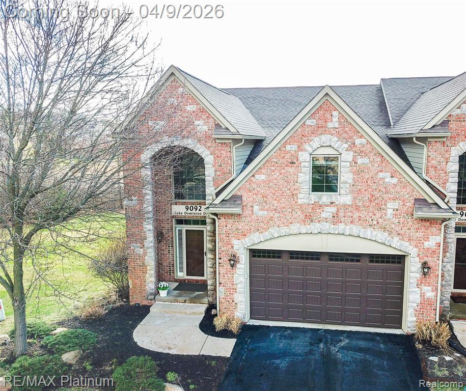 9092 Lake Dominion Drive, Brighton, MI 48114 — front exterior